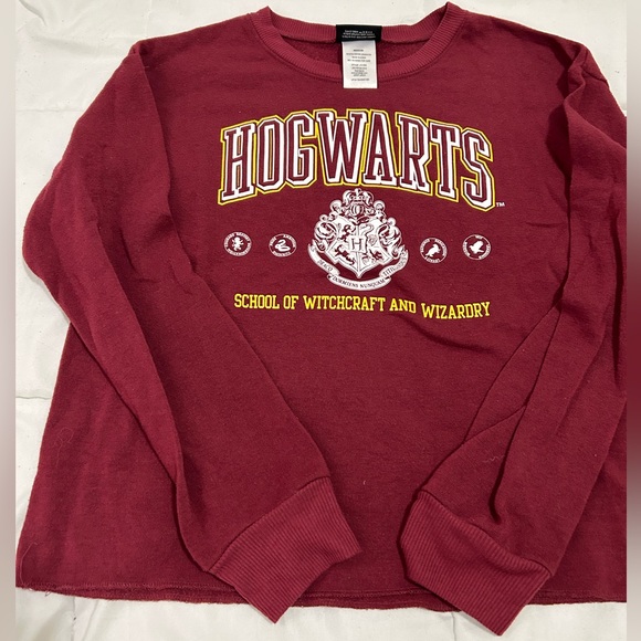 Harry Potter Hogwarts set sweatshirt and sweatpants juniors size M - Picture 2 of 3